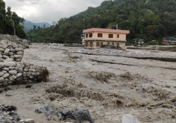 Incessant rainfall causes damage in Sindhupalchowk